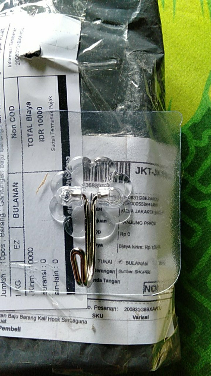 Gantungan Baju Barang Kail Hook Serbaguna Super Kuat