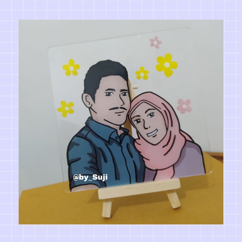 

PO custom acrylic glass painting