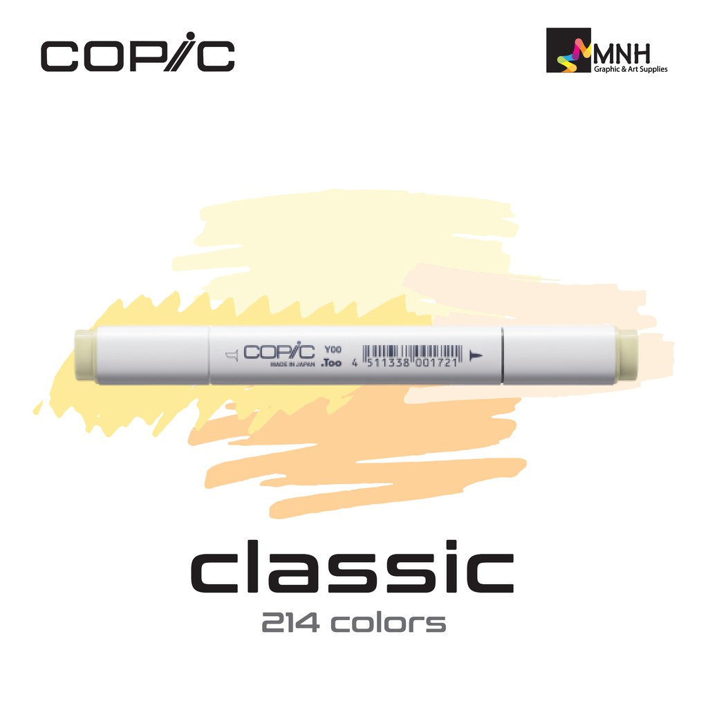 

Spidol Copic Classic Marker Yellow Series (Satuan) Y00 - Y21