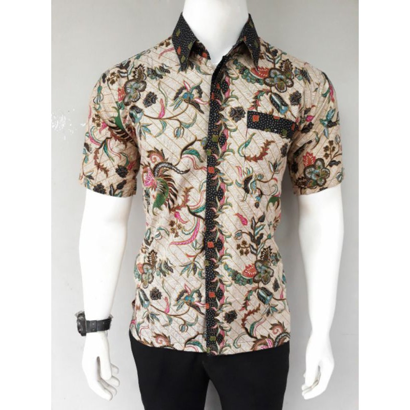 Termurah Size M L Xl Xxl Nailo Batik Hrb026 Kenongo Hem Batik Encim Cream Kemeja Batik Pria k07lkYU3Akq3Q