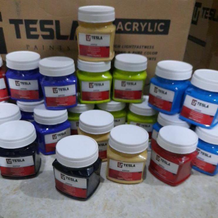 

SALEE!!!!.. Cat Akrilik Tesla 125 ml