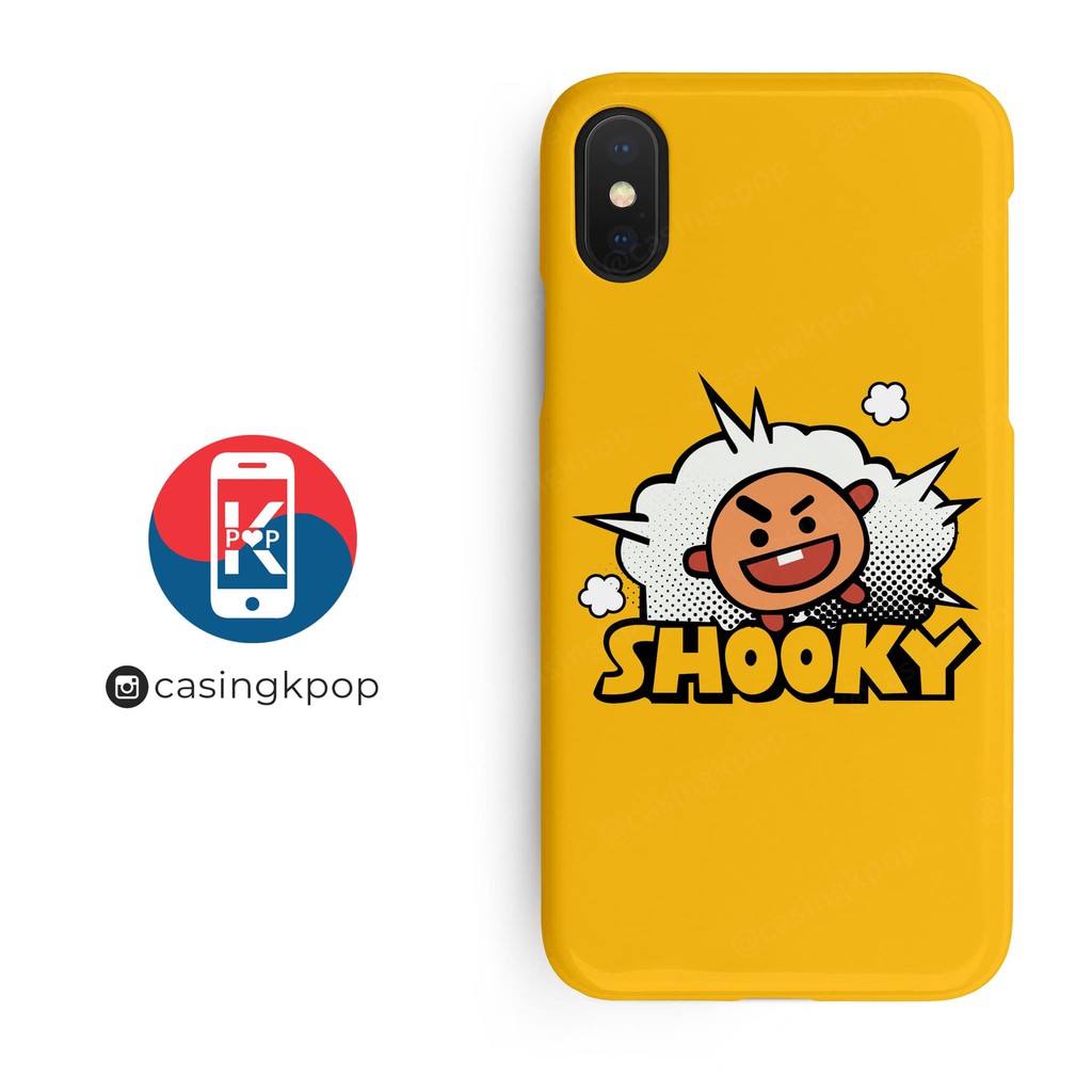 Caseme Casing
 HP HANDPHONE KPOP BT21 SHOOKY STICKER