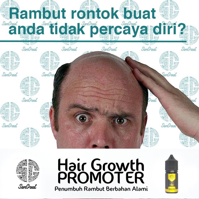 Penumbuh rambut, hair growth  promoter berbahan alami, hair growth serum