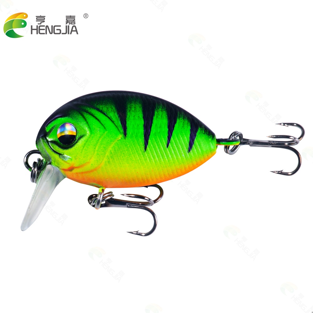 Hengjia 7pcs / Lot Umpan Pancing Tiruan Bentuk Ikan Bermata 3d 3.8cm 3.8g