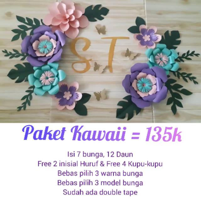 

Paket 135.000 Kawaii isi 7 bunga