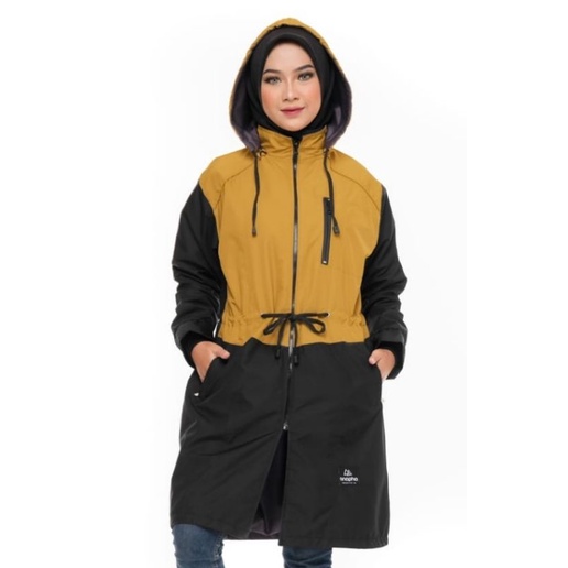 Jaket syari jaket muslimah jaket wanita parka syari parka muslimah