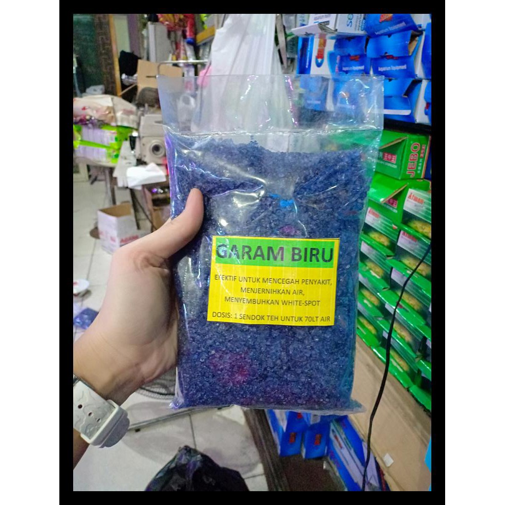 Garam Biru 1 Kg Blue Salt Aquarium Ikan Hias Terbaru