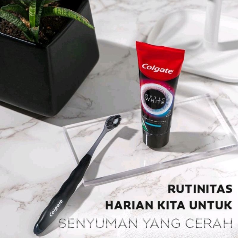 Colgate Optic White Toothpaste O2 Pasta Gigi Aromatic Menthol 85gr