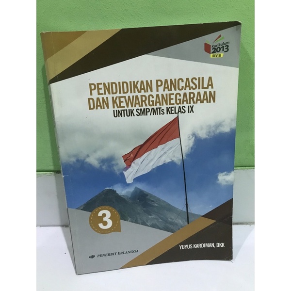 

Buku PKN PPKN kelas 9 SMP 3 Erlangga