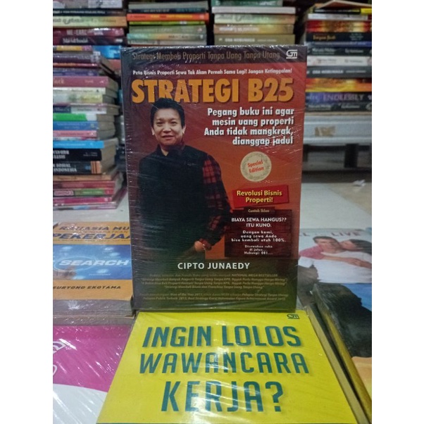 OBRAL BUKU MOTIVASI / BUSINESS / PENGEMBANGAN DIRI / INSPIRASI / EKONOMI / TRANDING / WAWANCARA KERJA / RAHASIA MUDAH MENDAPATKAN PEKERJAAN / SENI MEMPENGARUHI DAN MENJUAL / RAHASIA SUKSES / MENJADI MANUSIA LEBIH HIDUP / MURAH ORIGINAL-STARTEGI B 25