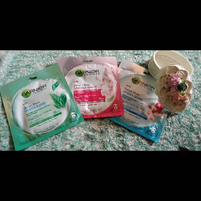 Garnier serum mask