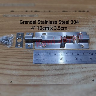 Grendel Pintu  Kamar  Mandi  Lemari SS Stainless  Steel  304 2 