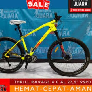 BEST SELLER Decal stiker  sepeda  THRILL RAVAGE 4 Untuk 