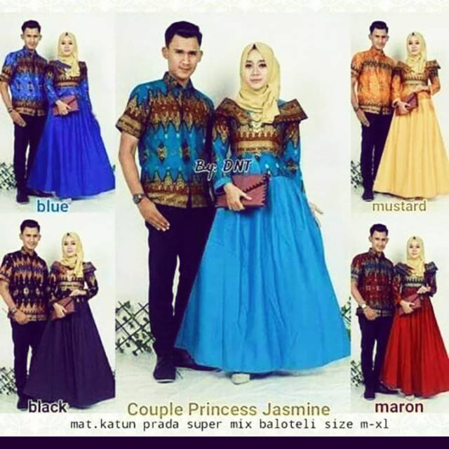 Busana Muslim couple Suami istri