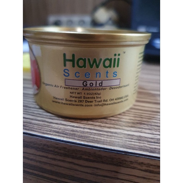 hawaii scents gold golden pewangi mobil aroma golden state