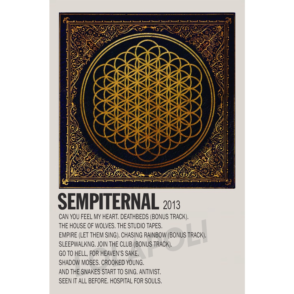 Poster Cover Album Sempiternal - Bring Me The Horizon