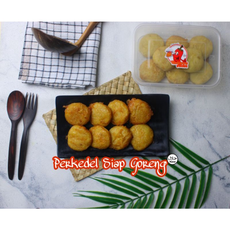 NEW!! PERKEDEL KENTANG FROZEN ISI 8 SIAP GORENG