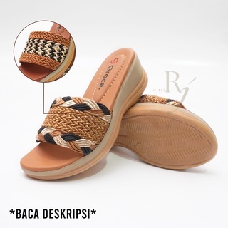 GRACE [WRH 401] Sandal Selop Wedges Anak Perempuan/ Sandal Hak Anak Cewek/ Sandal Wedges Anak Perempuan