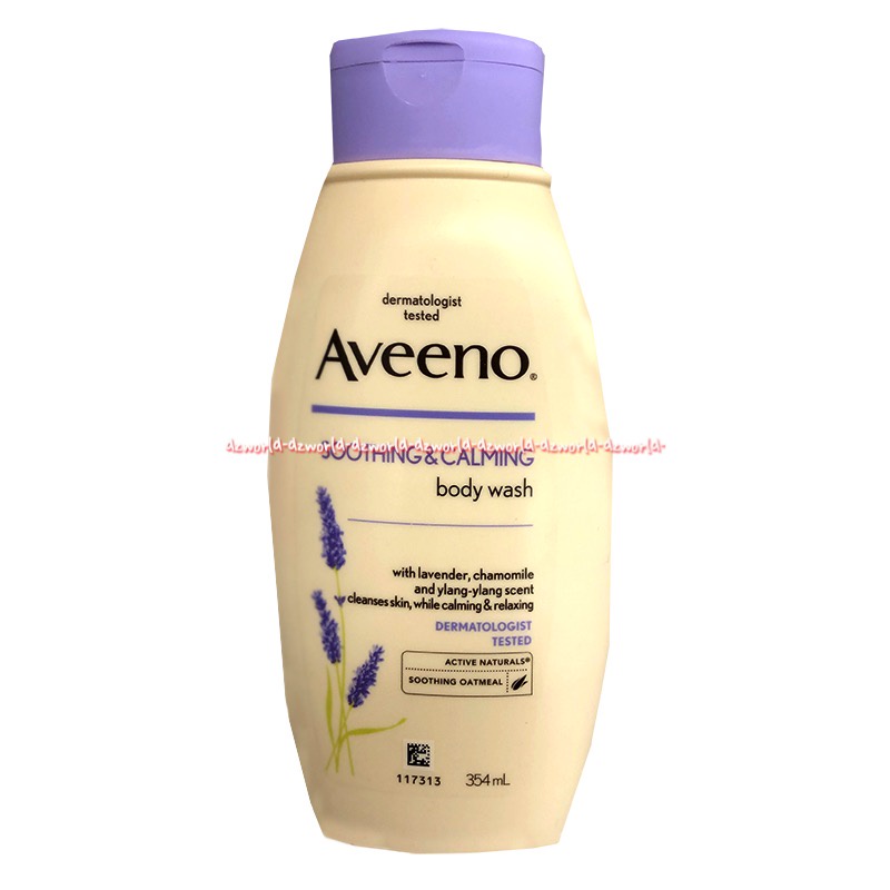 Aveeno Soothing &amp; Calming Body Wash Lavender 354ml Sabun Mandi Bayi Anak Aveno Wangi Lafender