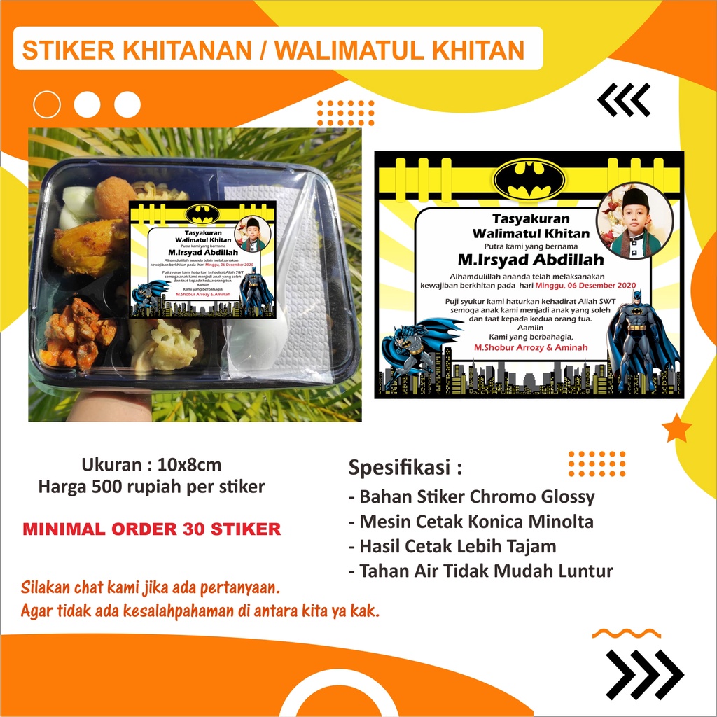 

Stiker Syukuran Khitanan