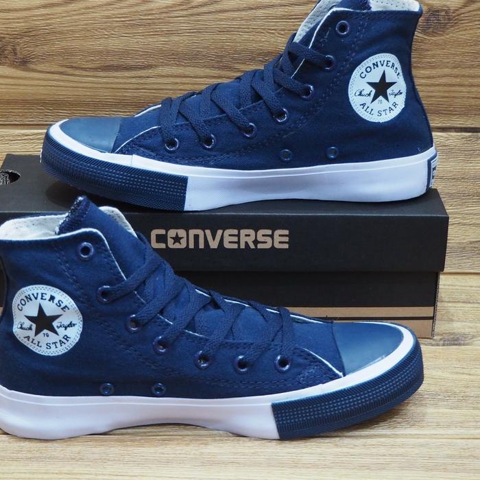♩ SEPATU CONVERSE ALL STAR HIGH TINGGI HI SNEAKERS PRIA CONVERS ALLSTAR ABU GREY ✩