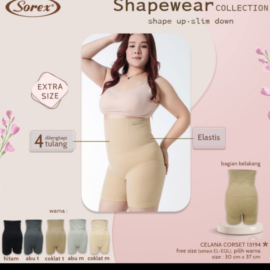 celana korset segitiga segiempat jumbo sorex 13192 13193 13194 extra size shapewear