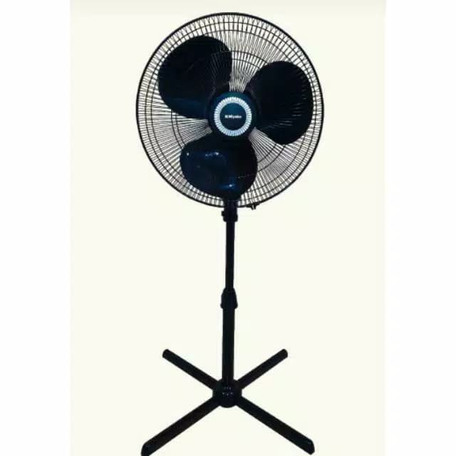 MIYAKO KAS 1606 X / BLACK / KIPAS ANGIN / STAND FAN 16 IN KAKI X / KAS1606X