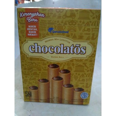 

Silakan Order Chocolatos wafer roll rasa coklat Diskon