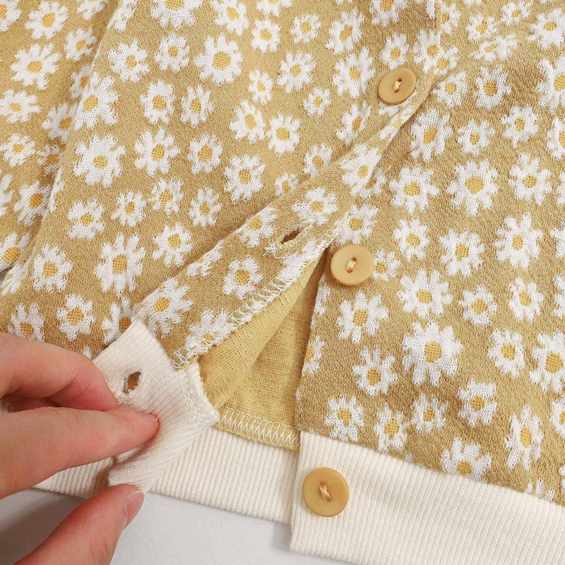 Daisy cardigan top bayi anak perempuan