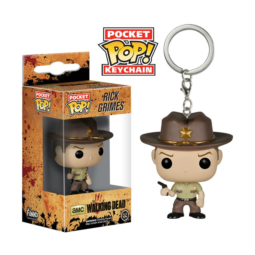 

Funko Pop Keychain The Walking Dead Rick Grimes