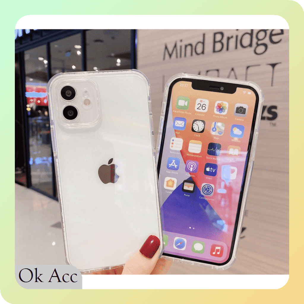 Case Hybrid macaron Iphone 6 6s 6+ 6s+ 7 7+ 8 8+ X Xs Max 11 Pro Max