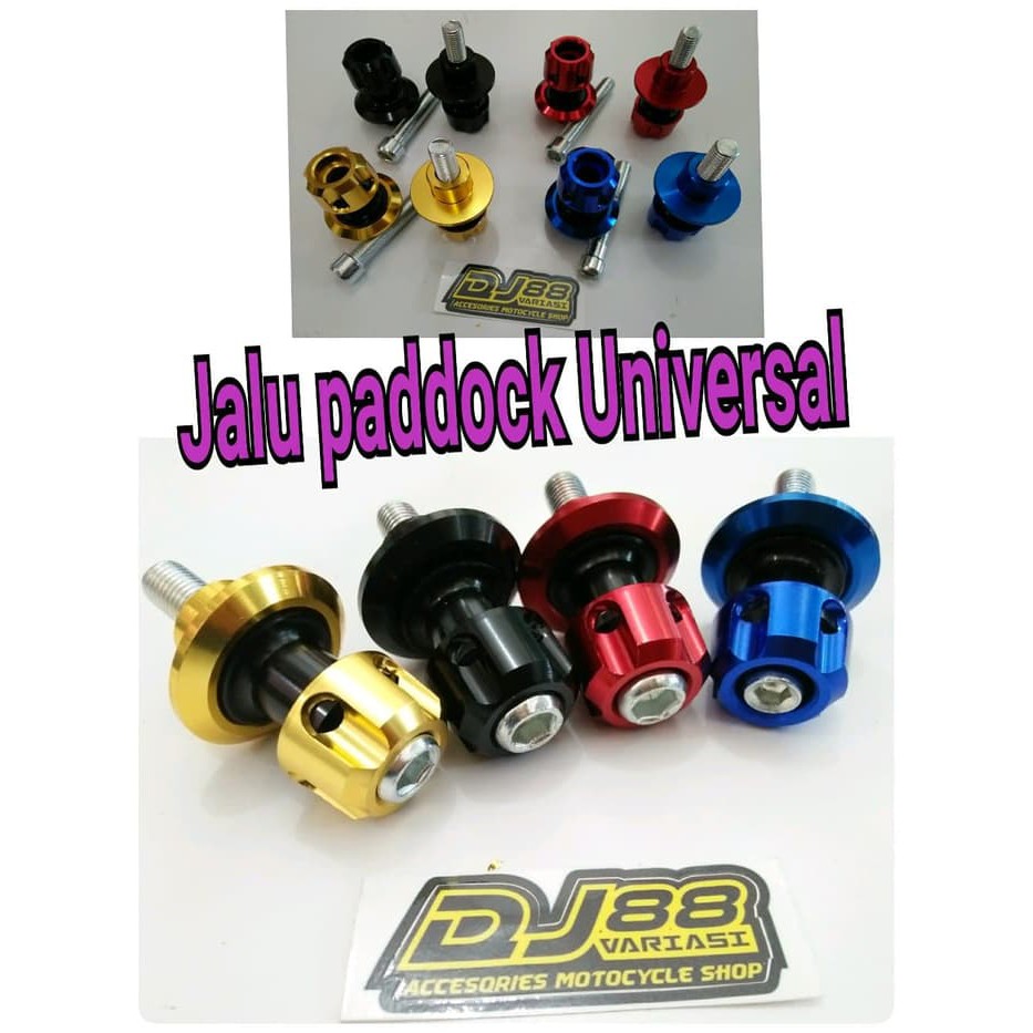 Jalu paddock cnc kawasaki zx25r zx 25r spool paddock pedok