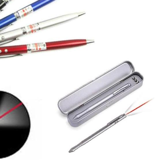 

✧ 3 in 1 Pulpen Laser Pen Pointer / Pena LED / Bolpen Presentasi Senter ☝