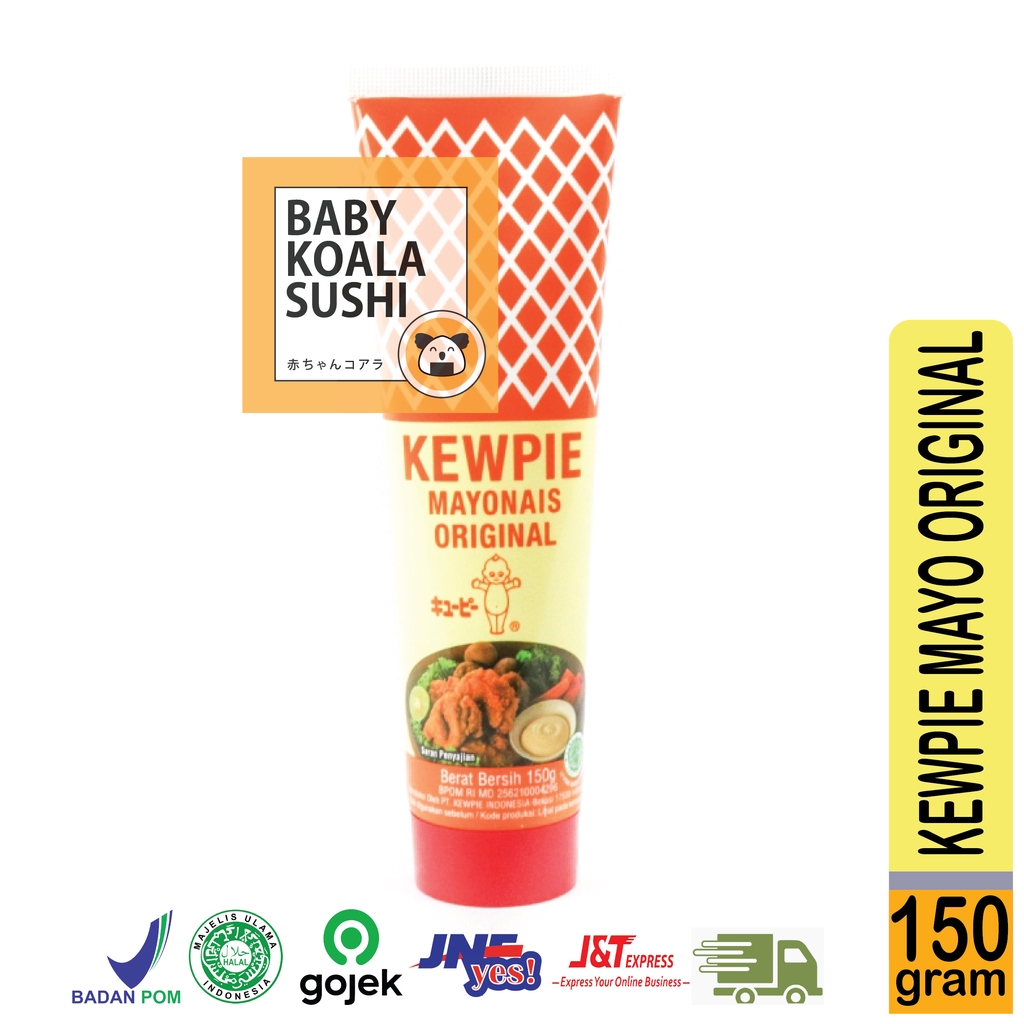 KEWPIE Mayo Original Tube 150 ml Halal │ Mayonnaise Ori