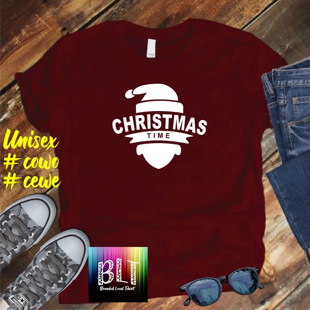 PROMO GRATIS ONGKIR- KAOS NATAL MERRY CHRISTMAS TIME 2022 / DEWASA DAN ANAK2/KAOS CHRISTMAS CHRISTMAS VIBES KAOS PRIA KAOS WANITA KAOS KEKINI-KINIAN /KAOS MURAH / KAOS KATUN 30S / KAOS UNIK / BISA REQUEST NAMA/KAOS NATAL 2022/BAJU NATAL  NATAL PROTESTAN