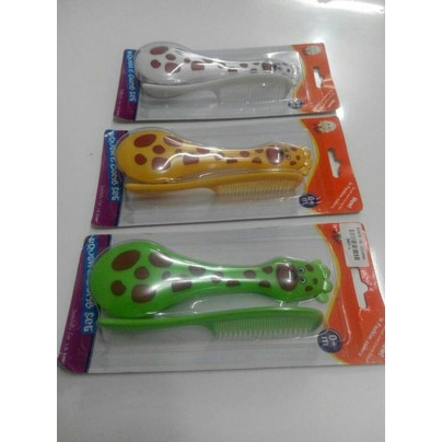 Brush and Comb Set IQ Baby / Sisir Bayi Set IQ Jerapah