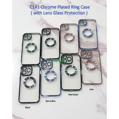 C141 Iphone X / XS / XR / XS MAX / 11 / 11 PRO /  11 PRO MAX / 12 / 12 PRO / 12 PRO MAX / 13 / 13 PRO / 13 PRO MAX Chrome Plated Soft Silicone Case