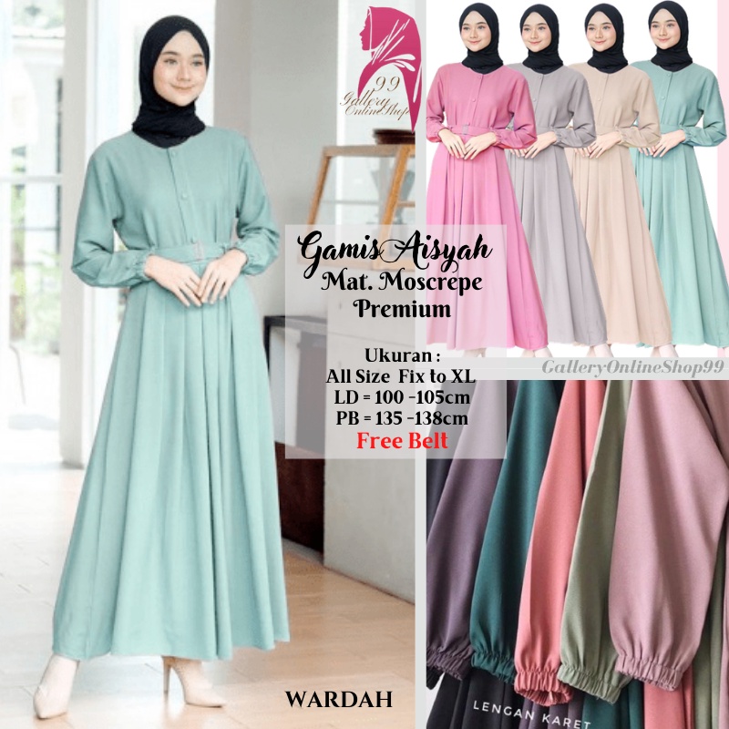 Gamis Games Remaja Terbaru Gamis Polos hitam Putih Murah Jumbo Kekinian Bahan Moscrepe Sarah Maxy