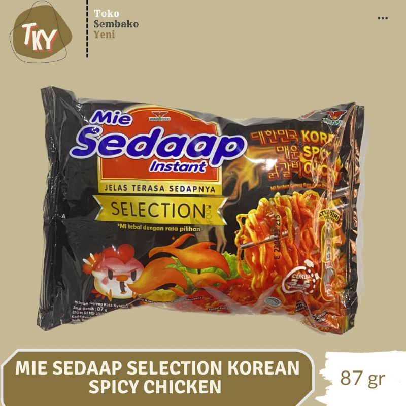 

Mie Sedaap Selection Korean Spicy Chicken