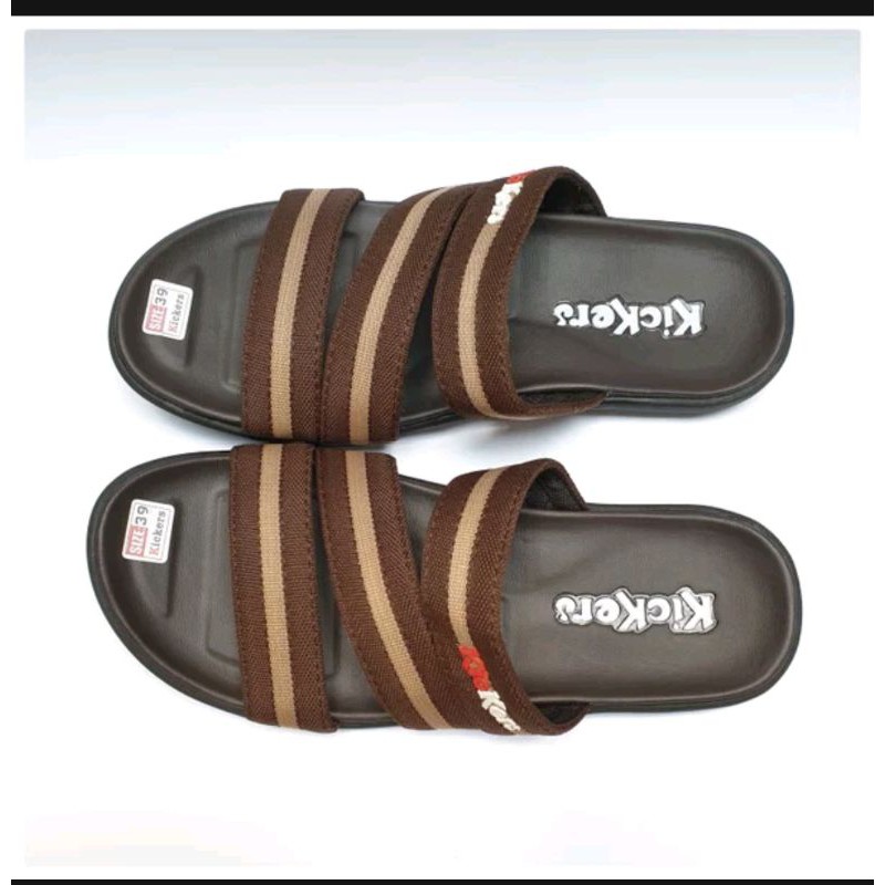 sandal bisban coklat murah sandal pria