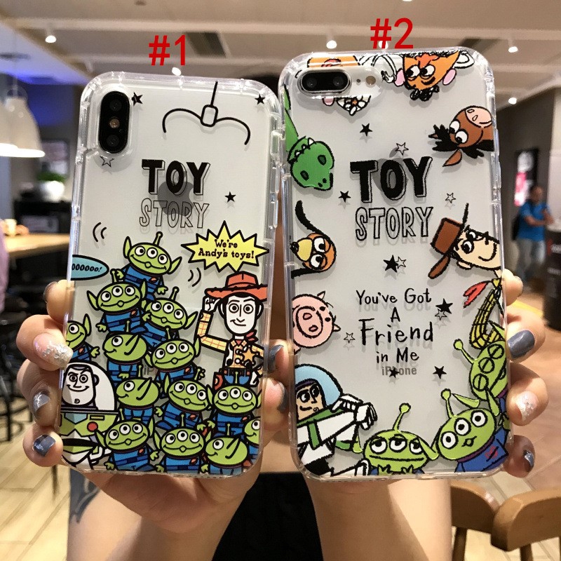 Casing Soft Case TPU Motif Kartun Woody Toy Story untuk iPhone 6 6s 6SPlus 7 8 8plus x XR xs max