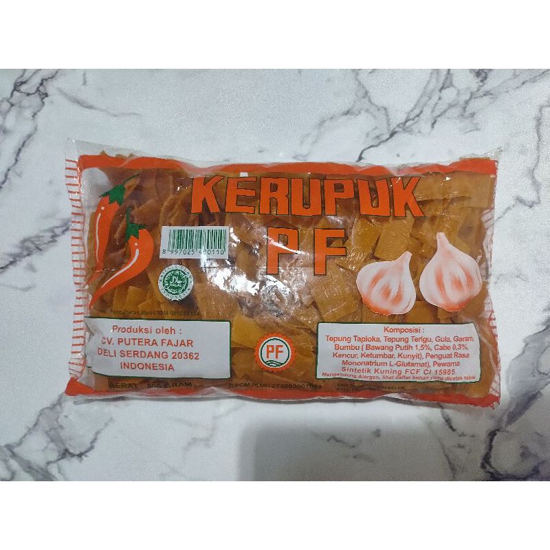 

kerupuk PF krupuk bawang keropok gurih