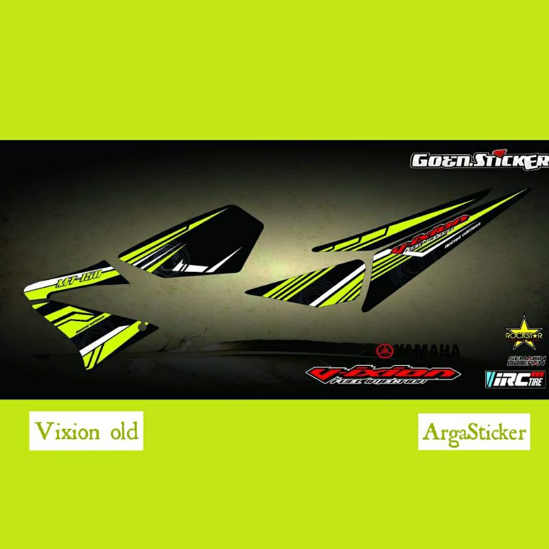 Stiker Vixion old Striping Vixion old  2010 2011 2012 Variasi Sticker Motor
