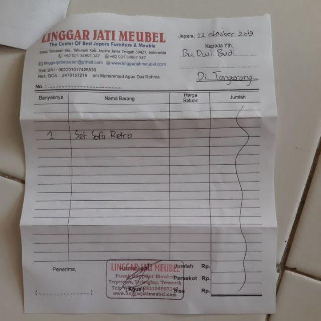 Termurah Sofa Retro Set Chester Jati Custom Pesanan Bu Dwi