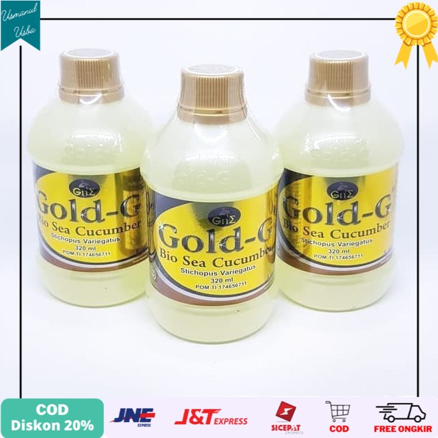 

◾COD◾ TERMURAH Jelly Jely Jeli Gamat Gold G Original 320 ml Asli