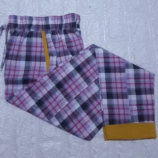  Celana Tartan Pants  Baggy pants  Tartan  A Shopee Indonesia