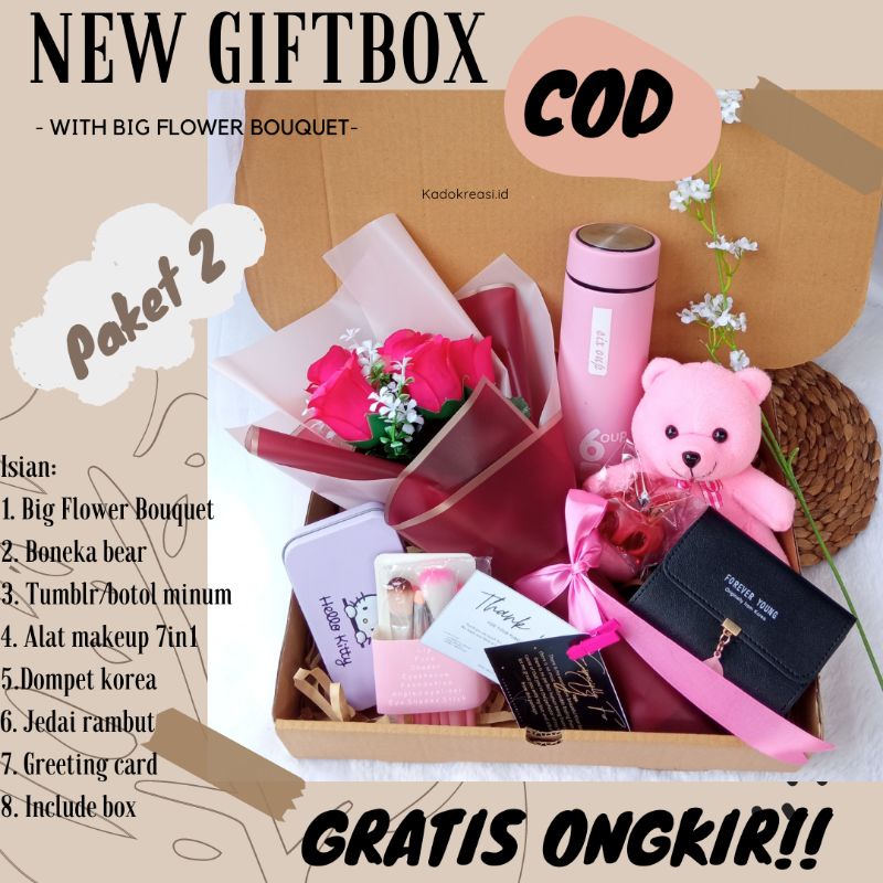 

Giftbox ultah/kado ulang tahun murah/giftbox anniv/hampers murah/kado wisuda/kado kekinian lucu