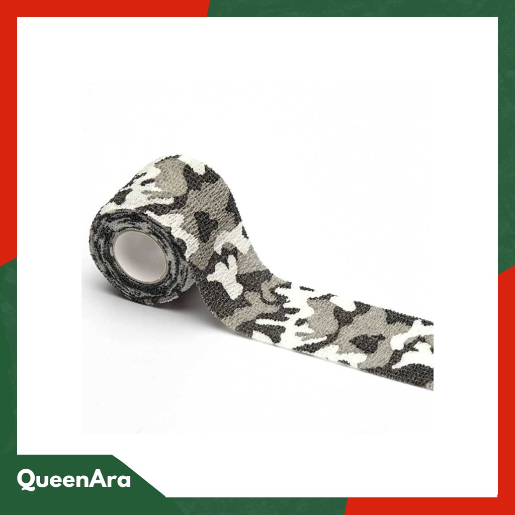 Camouflage Retractable Tape Hunting Survival Kit / Lakban Ajaib - H1