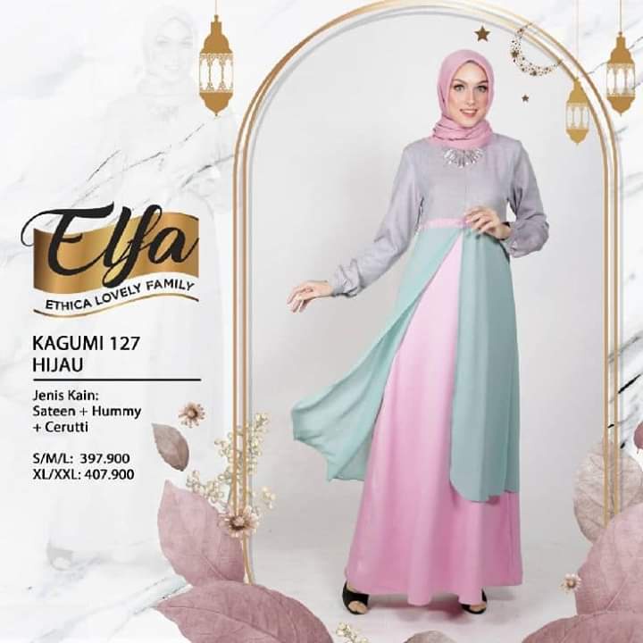 GAMIS TERBARU 2021 ETHICA KAGUMI 127 HIJAU