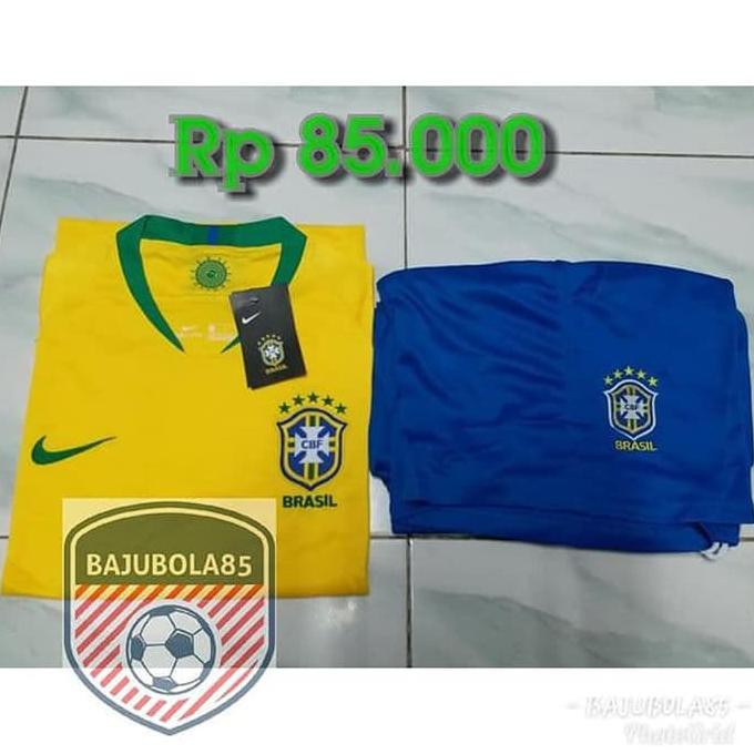 BI9 SALE BRAZIL HOME WORLDCUP 2018 BAJU+CELANA SDWD